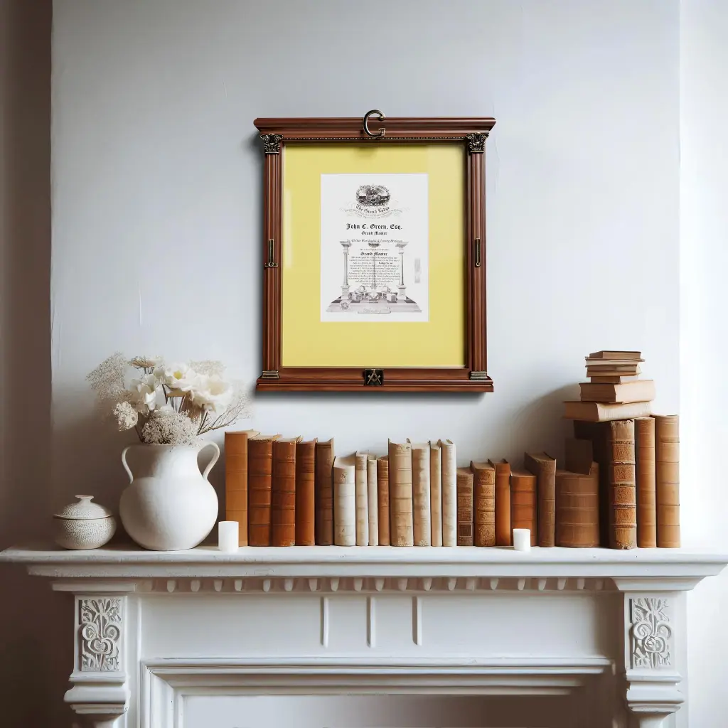 Masonic Certificate Frames